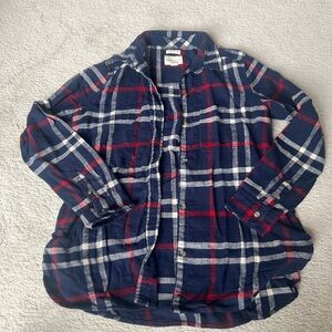 AE Women’s Plaid Button-Up Shirt